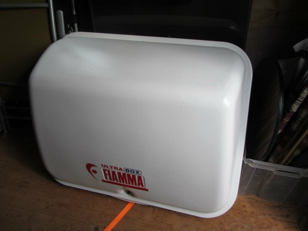 Fiamma Ultra box 320. Motorhome storage box with Bike rack in Insch
