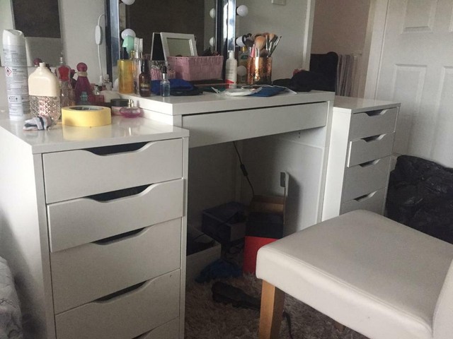 Ikea Dressing Table And 2 Chest Of Drawers In Alvaston