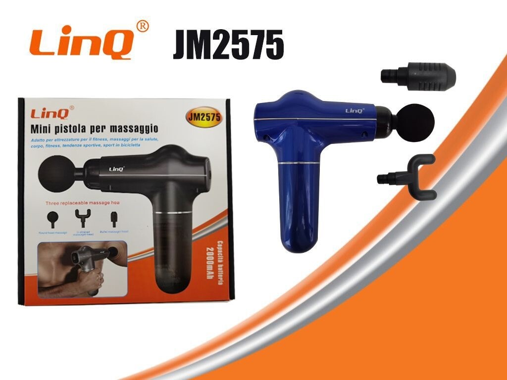Terapia Pistola per Massaggi Vibrazioni a Percussione Linq Jm2575