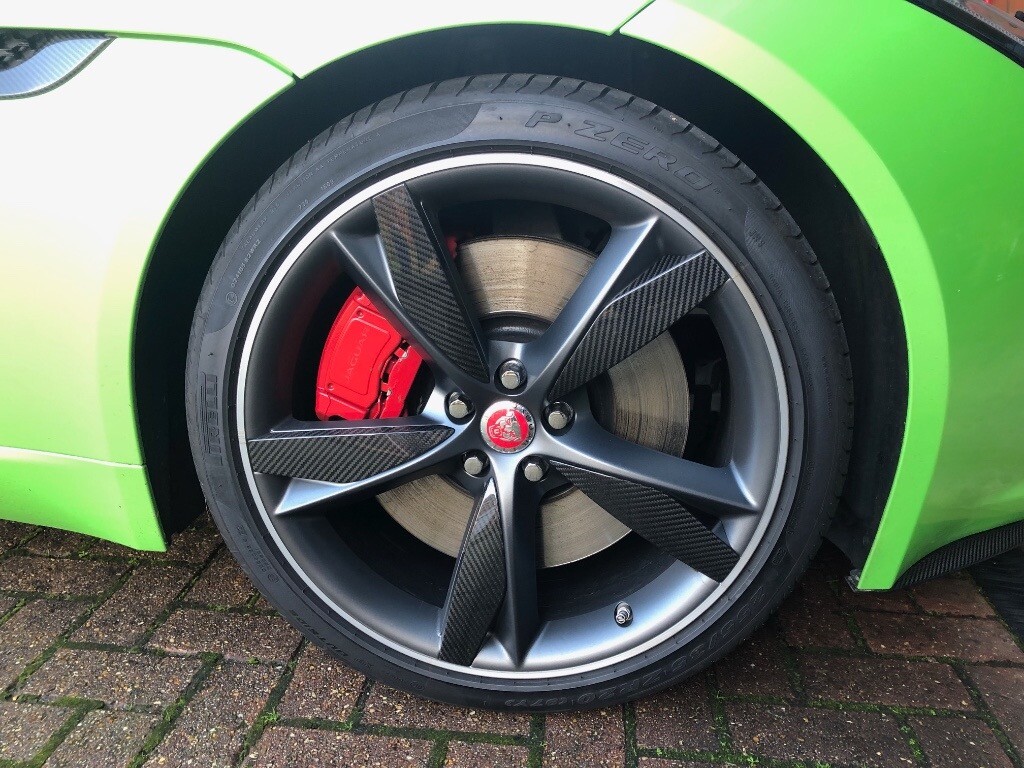 Jaguar F Type Carbon Fibre Blade Alloy Wheels, as new, OEM **REDUCED