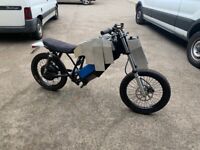 Custom electric motorcycle