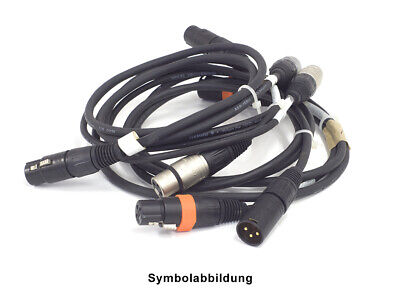 20 XLR-Kabel, 3-polig, 1-1,5 m, (Mikrofonkabel), gebraucht