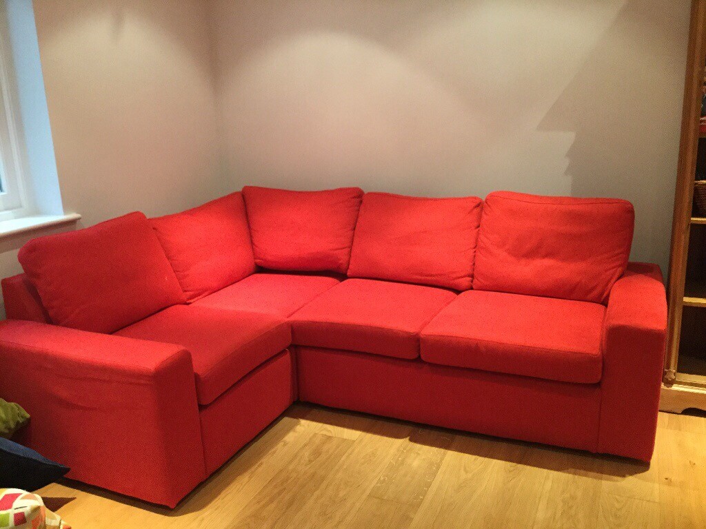 MultiYork Red Corner sofa | in Sevenoaks, Kent | Gumtree