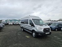 2021 ON 21 PLATE FORD TRANSIT LEADER XLWB MINIBUS 60K ULEZ FREE ZONE