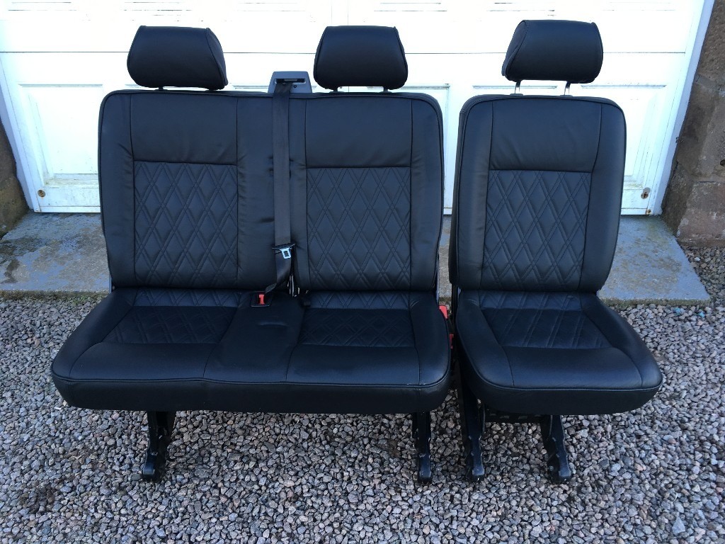 VW Transporter Kombi 2 + 1 rear seats. Bentley Cross Stitch