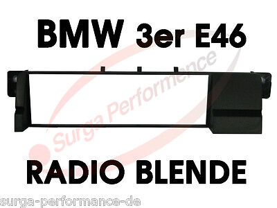 BMW 3er E46 Empotrable Abertura Radio Marco Autorradio de Adaptador Iso din