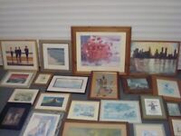 PAINTINGS AND PICTURES ALL WITH FRAMES