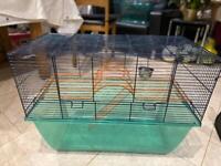 Gerbil (or Hamster) large cage + extras
