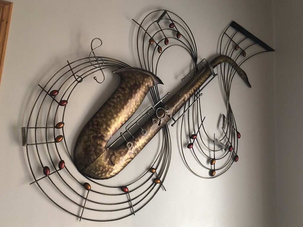 Saxophone Metal Wall Art in Ayr, South Ayrshire Gumtree