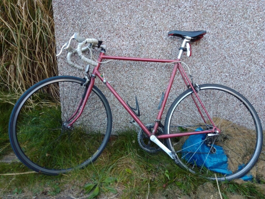 Steel frame classic road bike (22") in Sketty, Swansea Gumtree