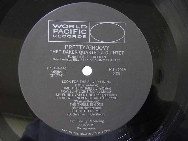 Chet Baker Pretty/Groovy World Pacific Records PJ-1249 Japan