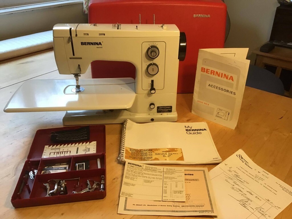 Bernina 830 Record Swiss Sewing Machine Fully Serviced in Durham