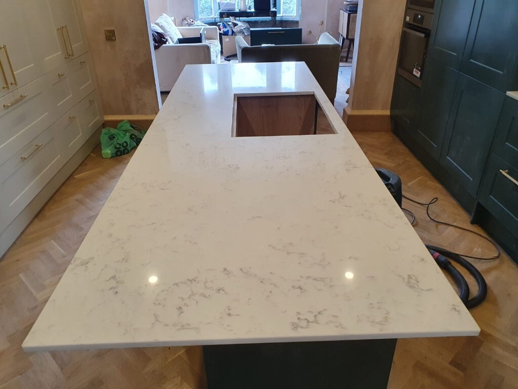 Carrara Quartz 20mm - 6 metres ONLY £1000