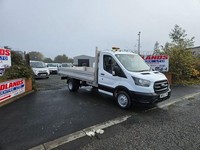2022 FORD TRANSIT 350 LEADER 130BHP LWB L3 DROPSIDE PICKUP ULEZ FREE ZONE