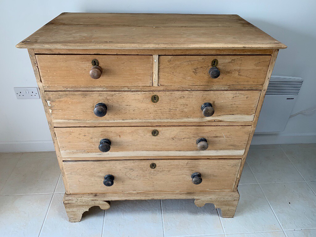 Antique Pine Chest of Drawers in Bridgwater, Somerset Gumtree