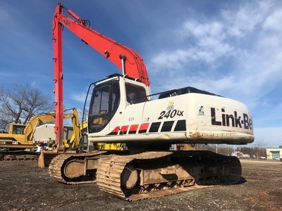 2005 Link-Belt 240 LX Long Reach Crawler Excavator Cab AC 48' Dig Diesel Track