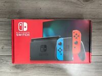 NINTENDO SWITCH CONSOLE BLACK 32GB BRAND NEW SEALED WITH RECEIPT