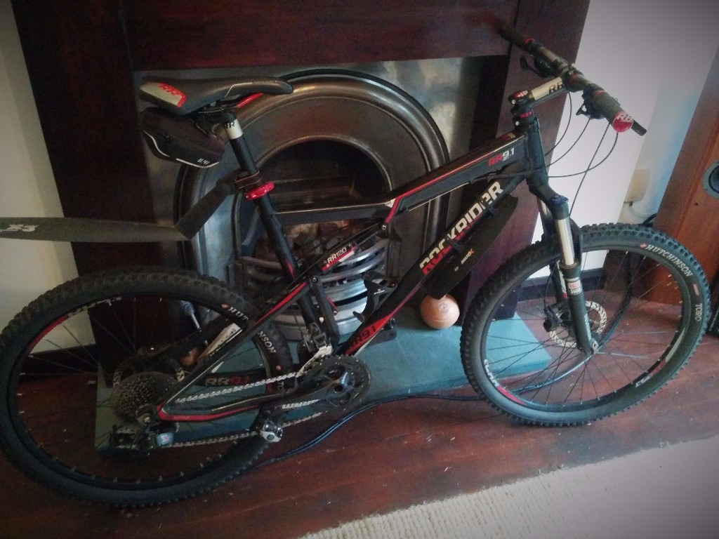 btwin full suspension mountain bike