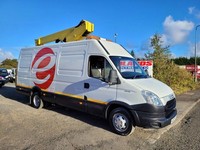 2012 ON 62 PLATE IVECO DAILY 50C15 HPI TRW 3000CC 143BHP LWB CHERRY PICKER 42K 