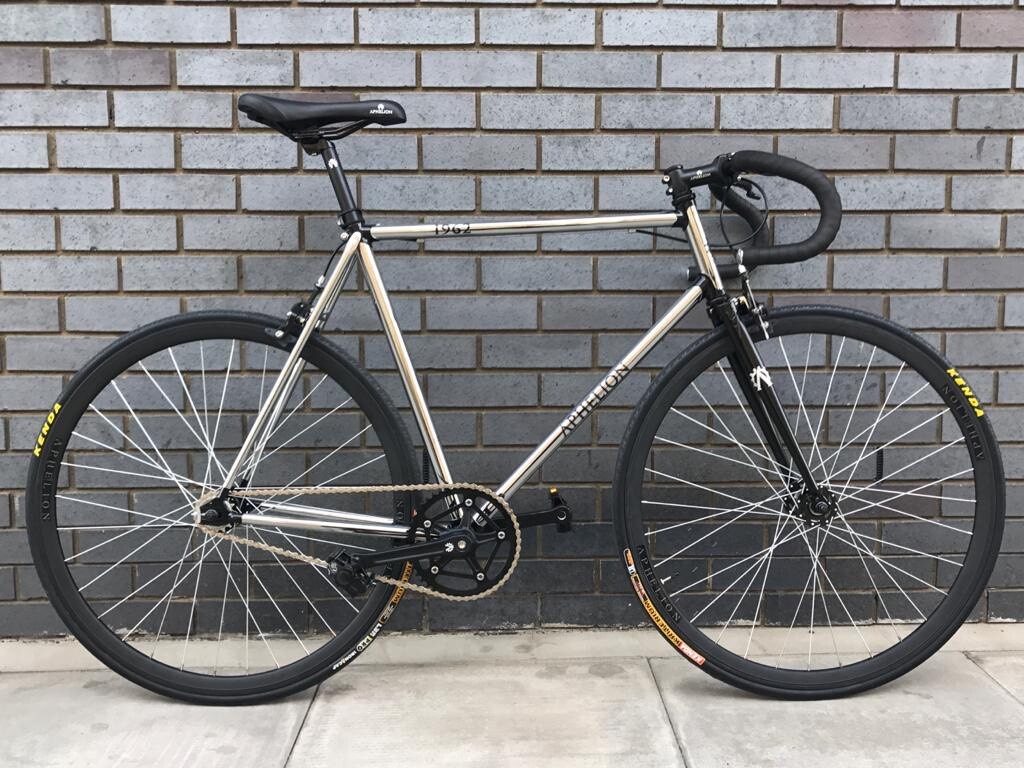 APHELION 1962 fixie (54cm, Medium), retro chrome single speed/fixie