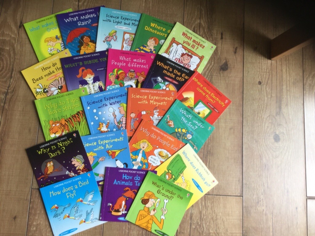 A full 21 set of Usborne Pocket Science books at a great price | in