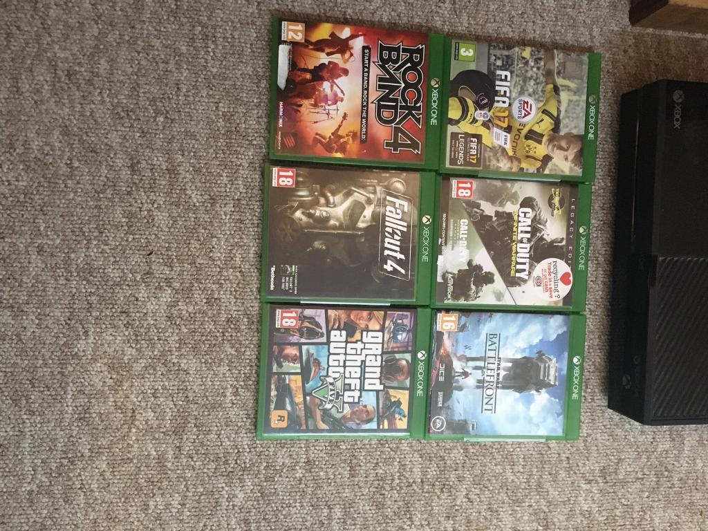 Xbox one plus 6 games and headset/ CEX sell for £280 in Plymouth