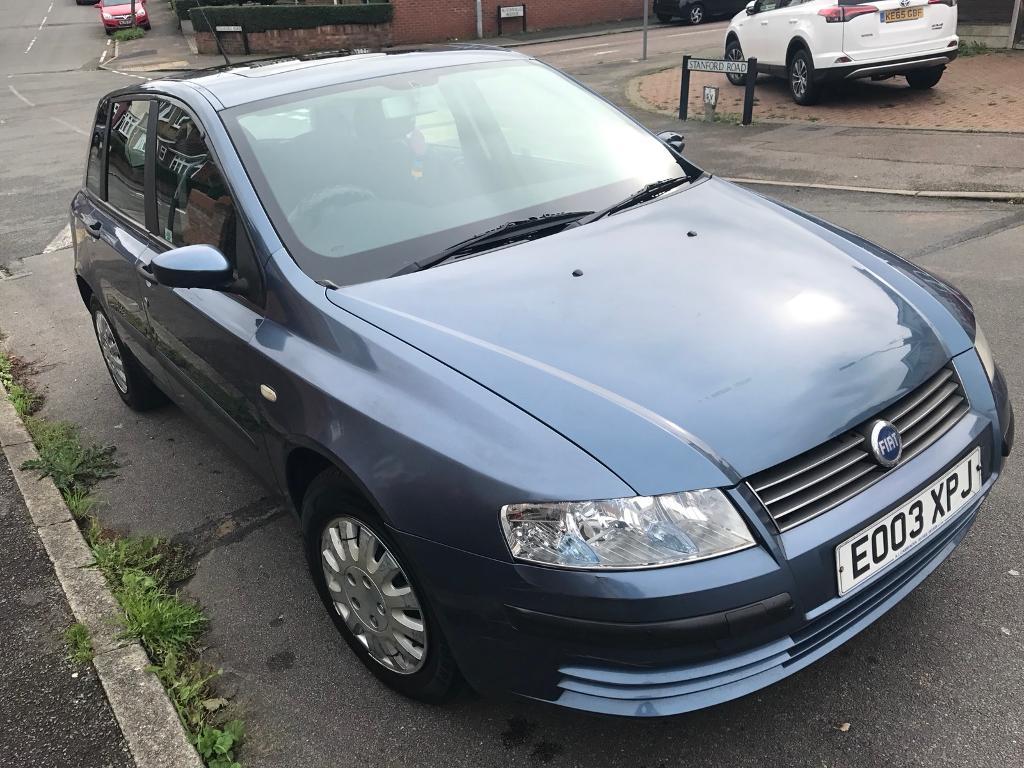 Fiat stilo active 1.6 16v 2003, blue, petrol, 5 door hatch, manual