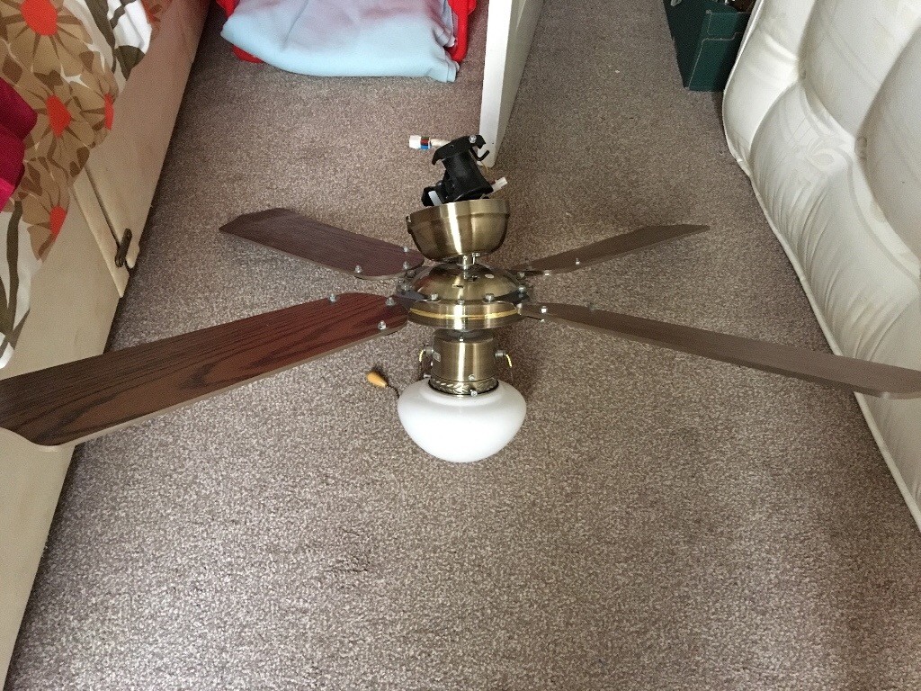 5 X Blyss Ceiling Fans Lights For Sale All Working In Trafford