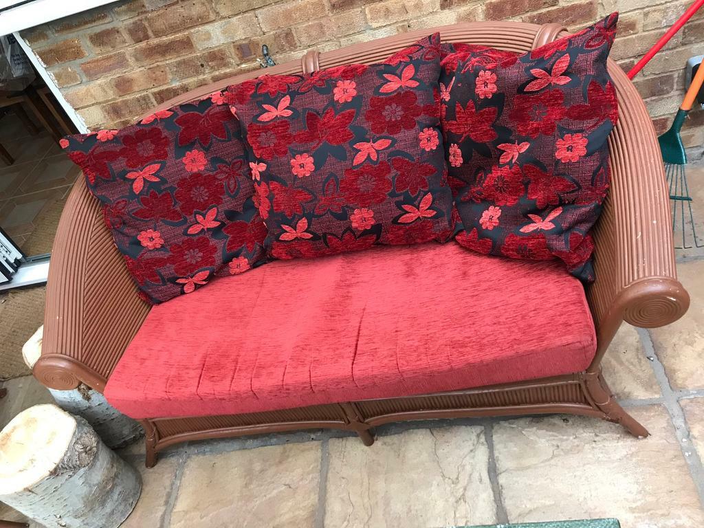 Garden Patio Rattan Sofa and Chair in Romford, London Gumtree
