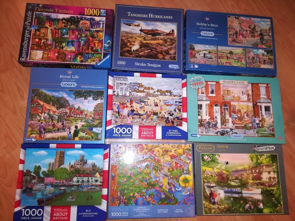 1000 piece Jigsaws by Gibsons, WHSmith etc in Ipswich, Suffolk Gumtree