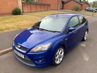2008 FORD FOCUS 2.5 ST-2 3DR METALLIC BLUE HPI CLEAR +PUSH BUTTON START