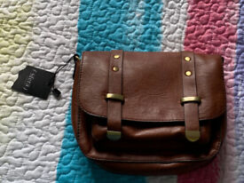 image for New Brown leather shoulder bag