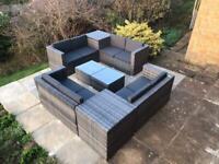 Rattan garden furniture set brand new 