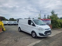 2017 ON 67 PLATE FORD TRANSIT CUSTOM 310 LIMITED TDCI 170BHP LWB DIESEL VAN ULEZ