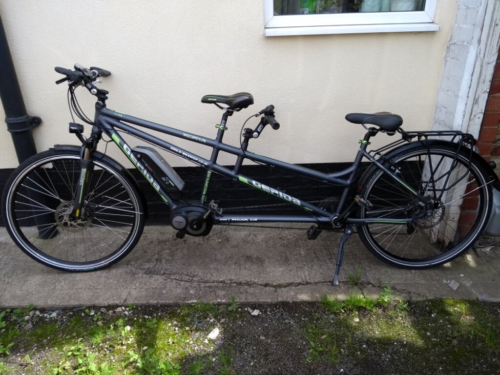 ETandem Gepida Rodanus Electric Tandem Bike And Carrier in