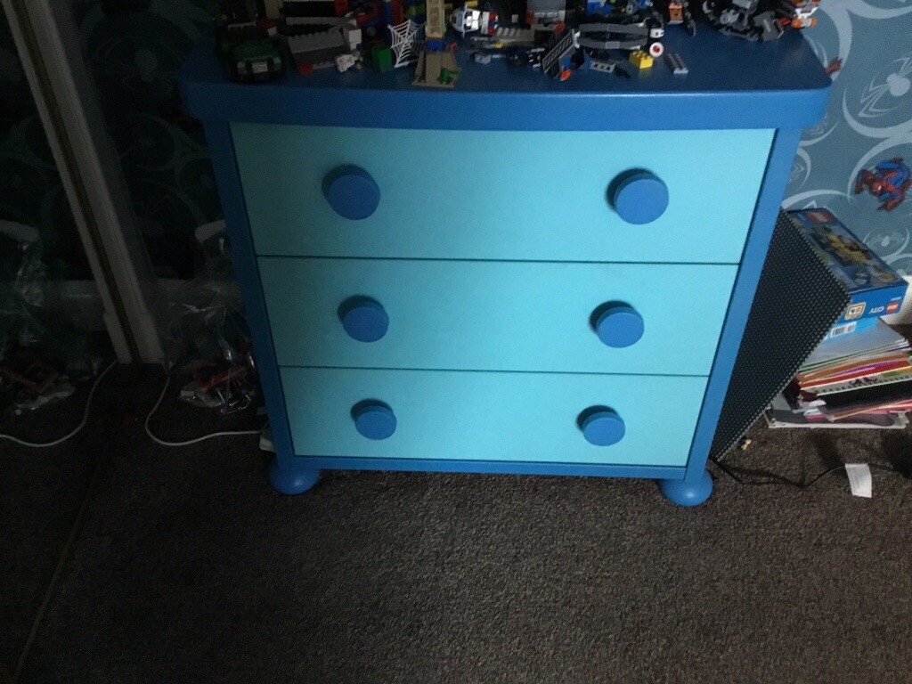 Ikea Mammut Wardrobe Chest Of Drawers And Bedside Table In