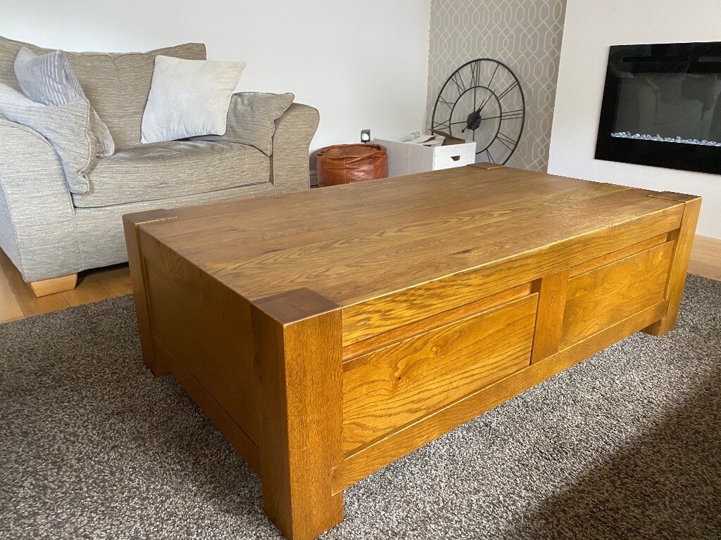 Solid Oak Coffee Table in Erskine, Renfrewshire Gumtree