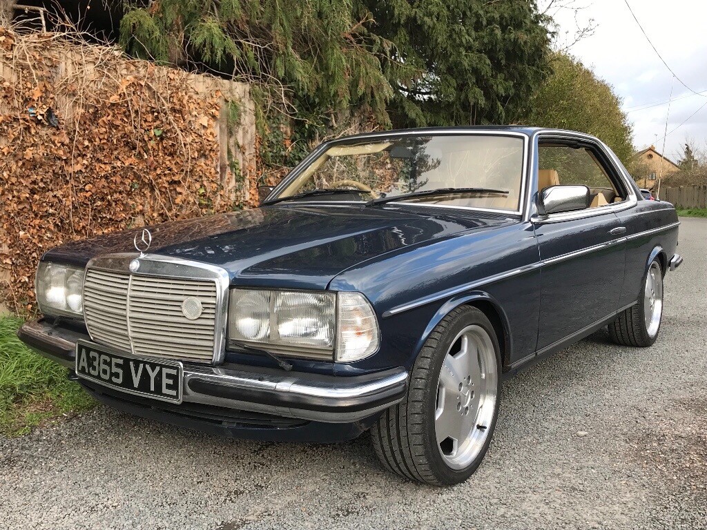 Mercedes Benz w123 230ce pillarless coupe in Slough