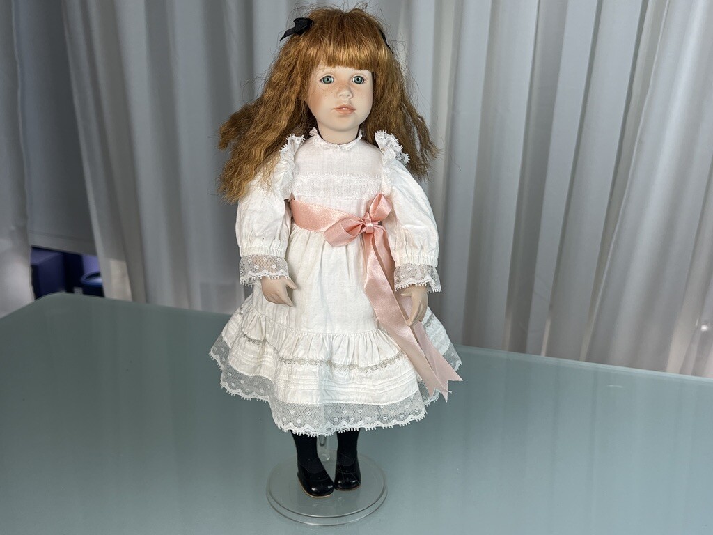 Old Doll Porcelain Doll 14 5/8in Condition = See Photos | eBay