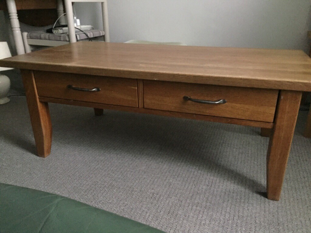 Solid oak coffee table from Laura Ashley in Truro, Cornwall Gumtree
