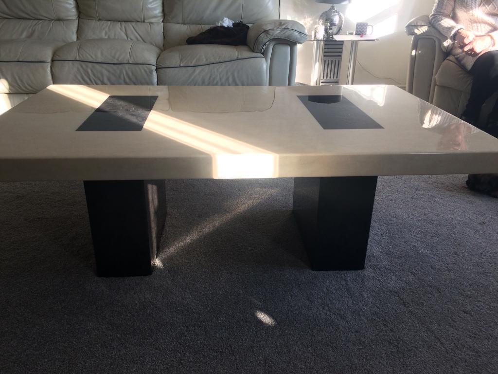 Solid marble coffee table in Laindon, Essex Gumtree