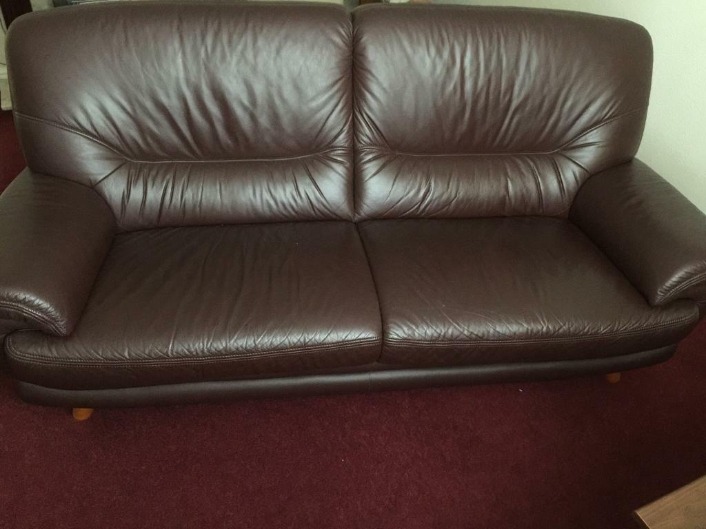 CSL 3 SEATER LEATHER SOFA in Swinton, Manchester Gumtree