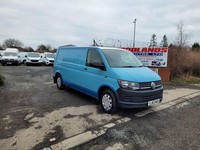 2016 ON 65 PLATE VOLKSWAGEN TRANSPORTER T30 ST-LN TDI 2000CC LWB DIESEL VAN 