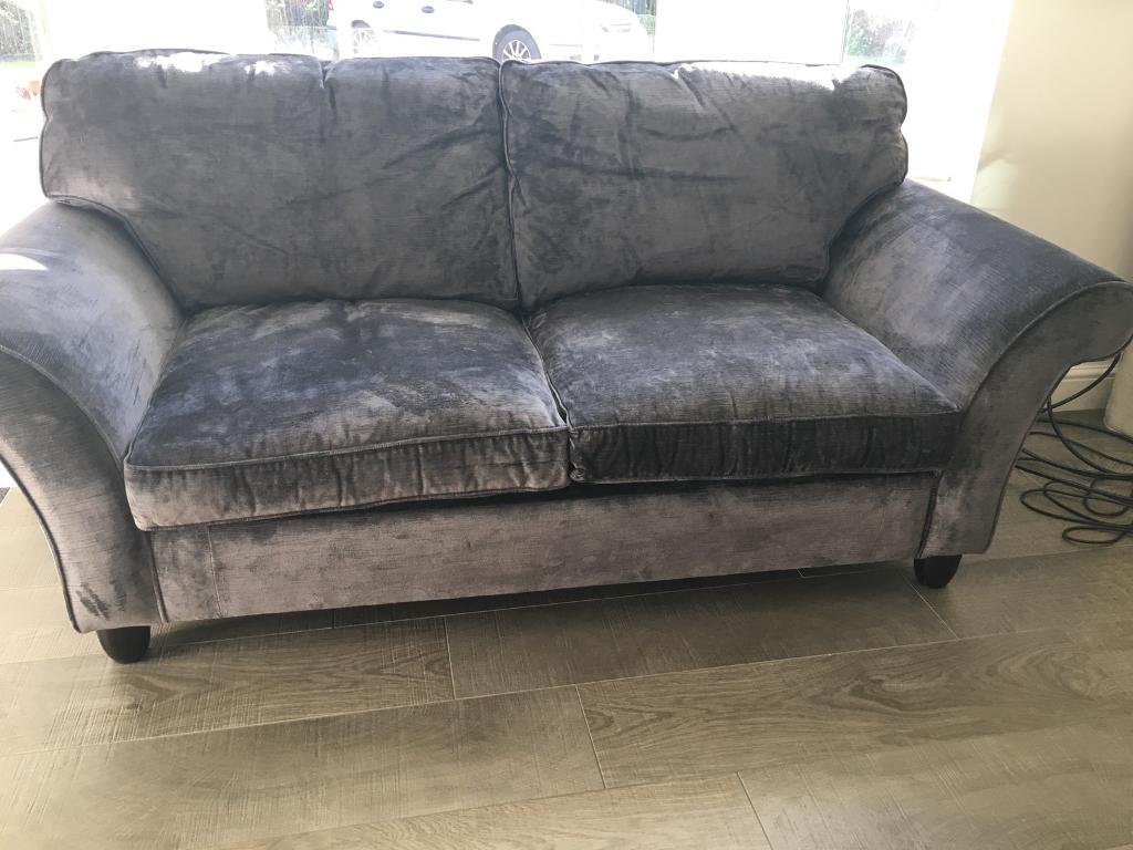 Laura Ashley velvet double sofa bed in Leeds, West Yorkshire Gumtree