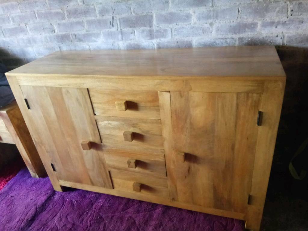 Oak Furniture Land Mantis Solid Oak Mango Sideboard in South Croydon, London Gumtree