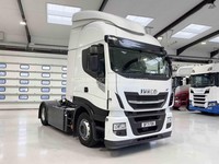Iveco Stralis NP460, CNG Truck, Fixed Fifth Wheel, Visor, Rear Mounted Batteries