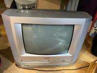 Retro bush tv with dvd and video player