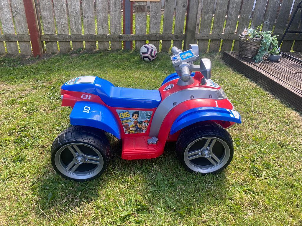 paw patrol electric quad