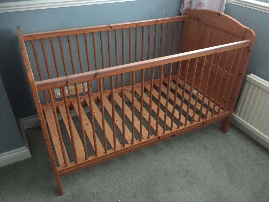 Solid Pine Cot Bed in Abingdon, Oxfordshire Gumtree