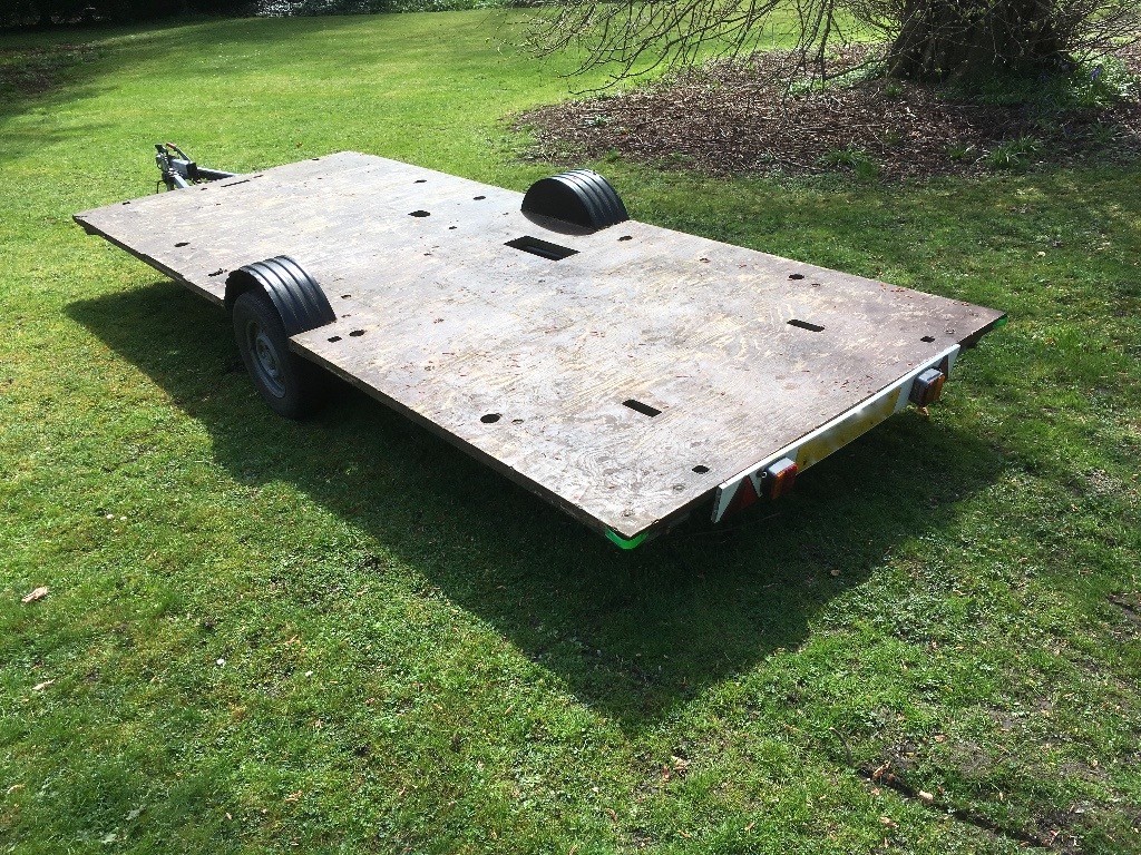 Caravan Chassis Trailer Alko With Light Board 16ft in Lenzie, Glasgow